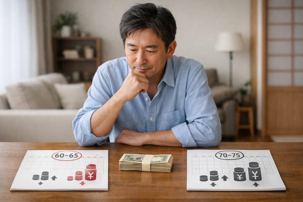 退職シナリオの選択