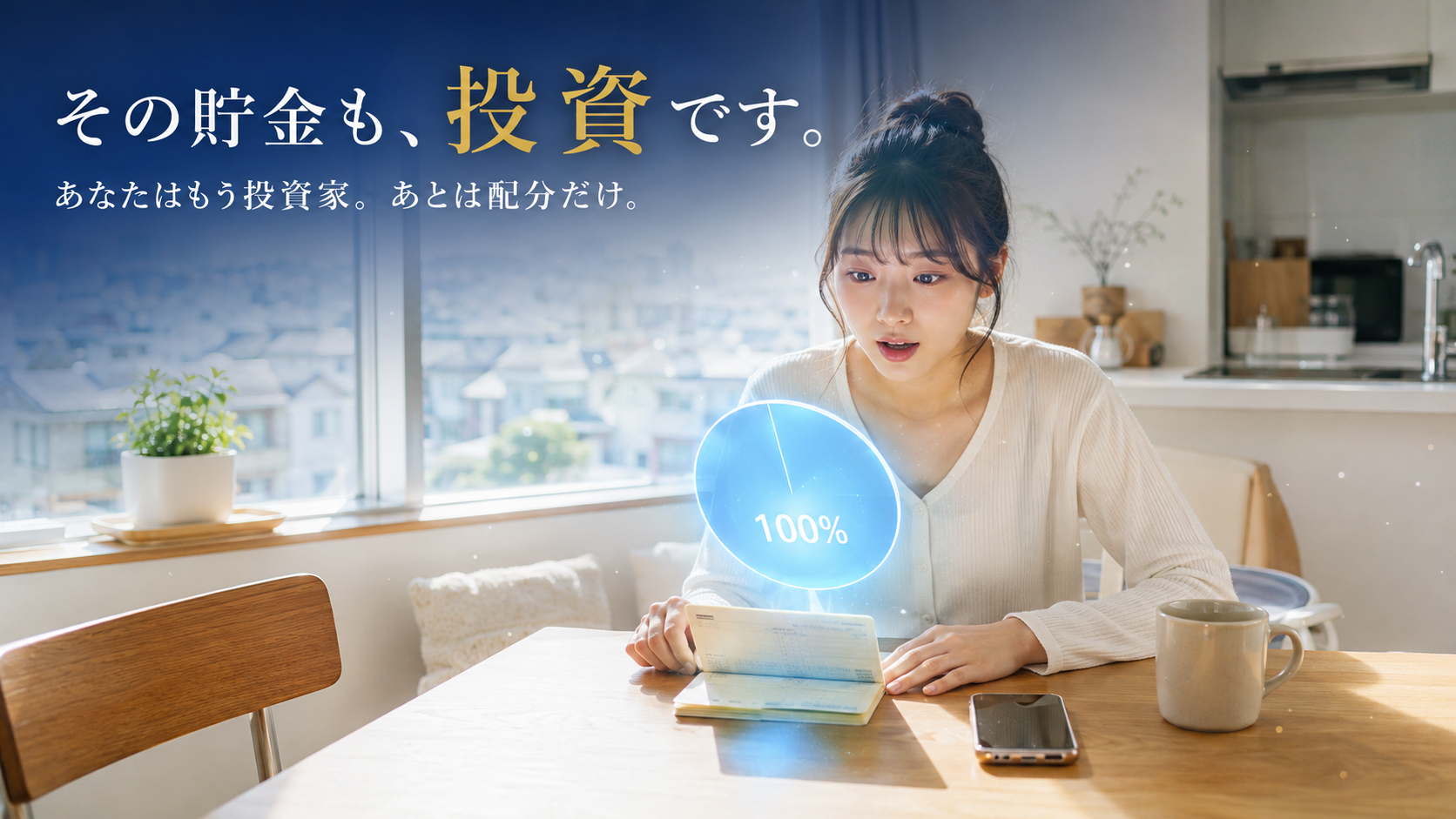 その貯金も、投資です。あなたはもう投資家。あとは配分だけ——記事アイキャッチ